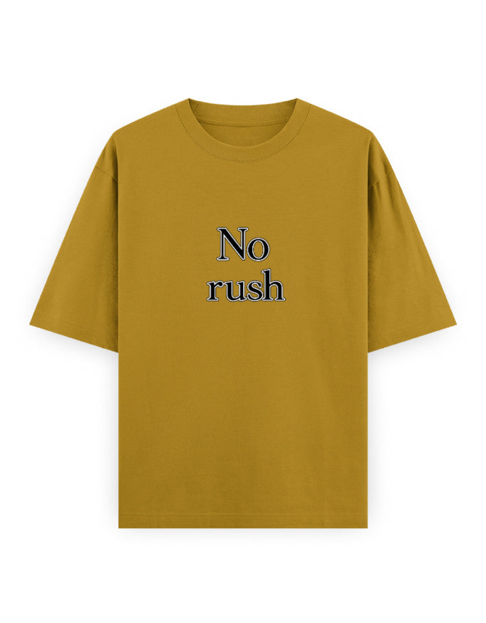 No Rush Oversized T Shirt for Women - Front View | House Of Anit