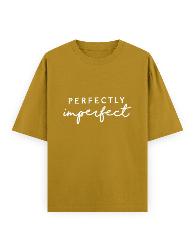 Perfectly Imperfect Oversized T Shirt for Women - Front View | House Of Anit