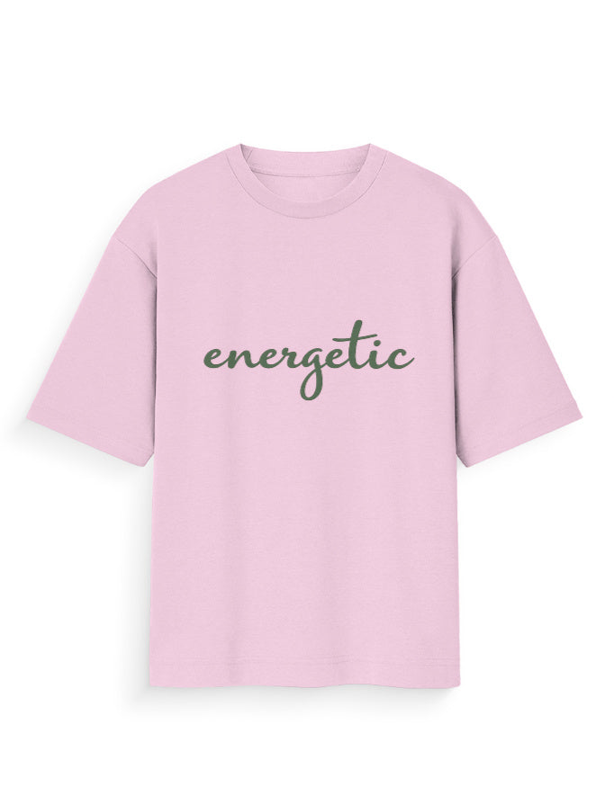 Energetic Oversized T Shirt for Women - Front View | House Of Anit