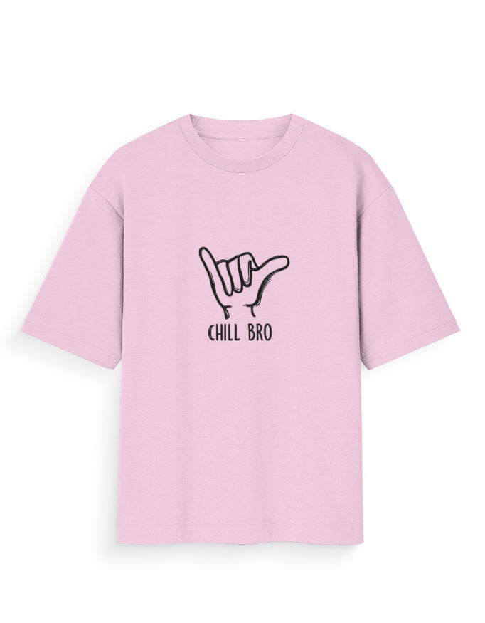 Chill Bro Oversized T Shirt for Women - Front View | House Of Anit