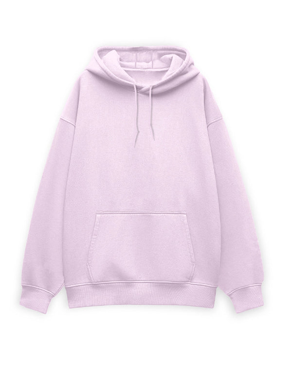 Light Baby Pink Oversized Hoodie for Women | Streetwear India