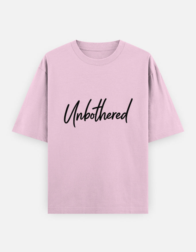 Unbothered Oversized T Shirt for Women - Front View | House Of Anit