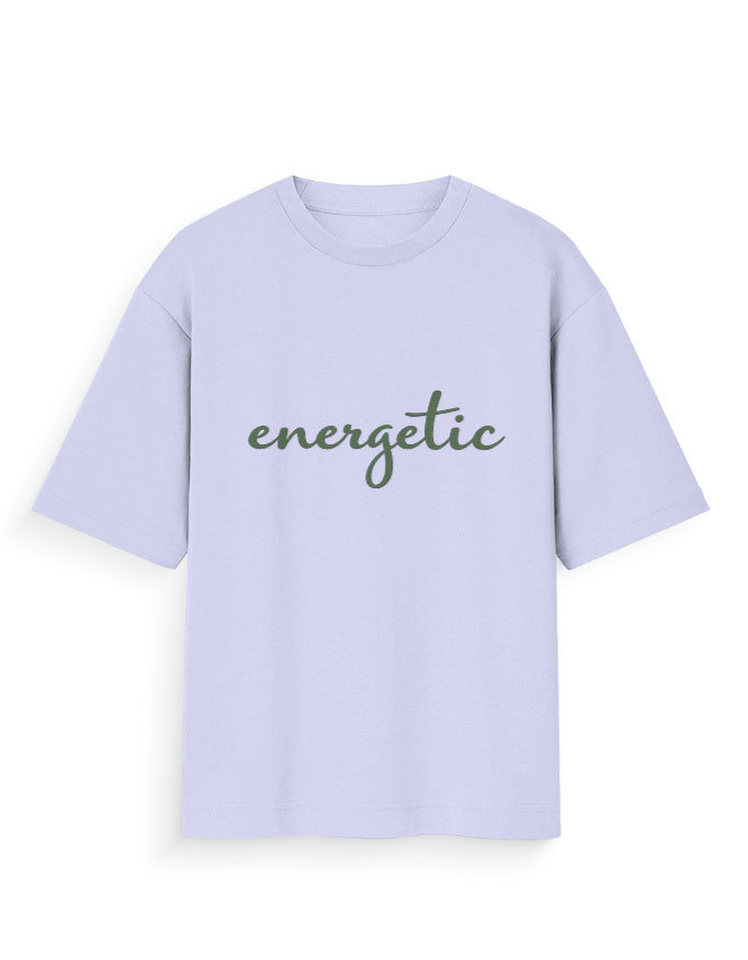 Energetic Oversized T Shirt for Women - Front View | House Of Anit