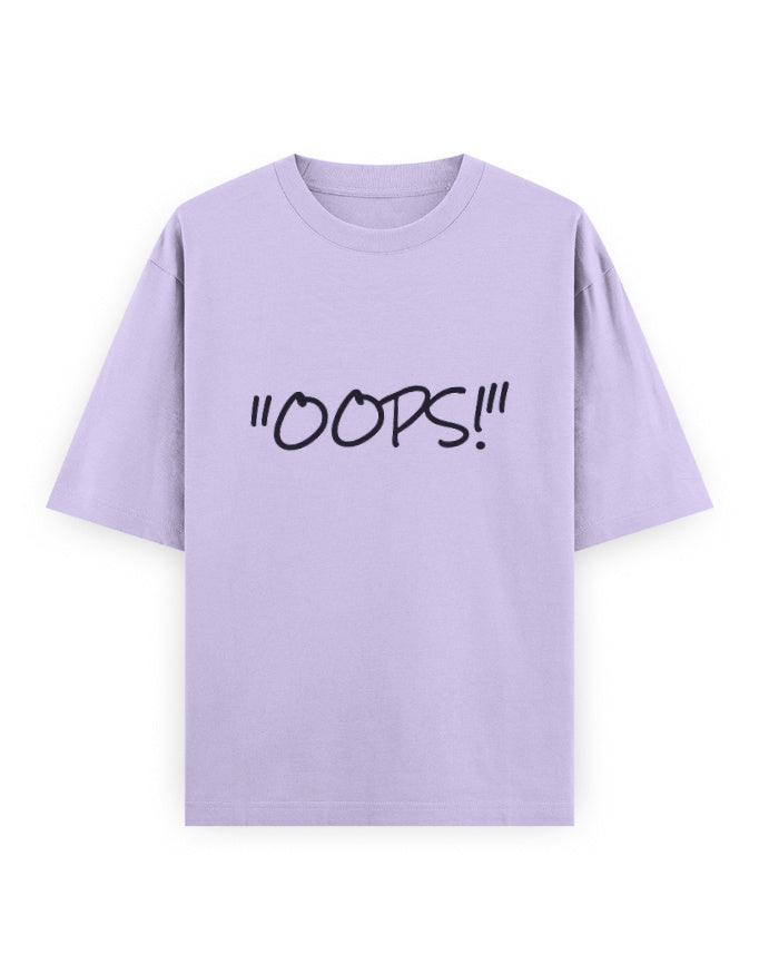 Oops Oversized T Shirt for Women - Front View | House Of Anit