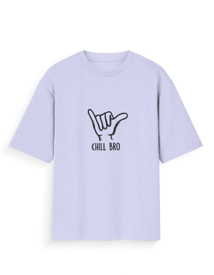 Chill Bro Oversized T Shirt for Women - Front View | House Of Anit