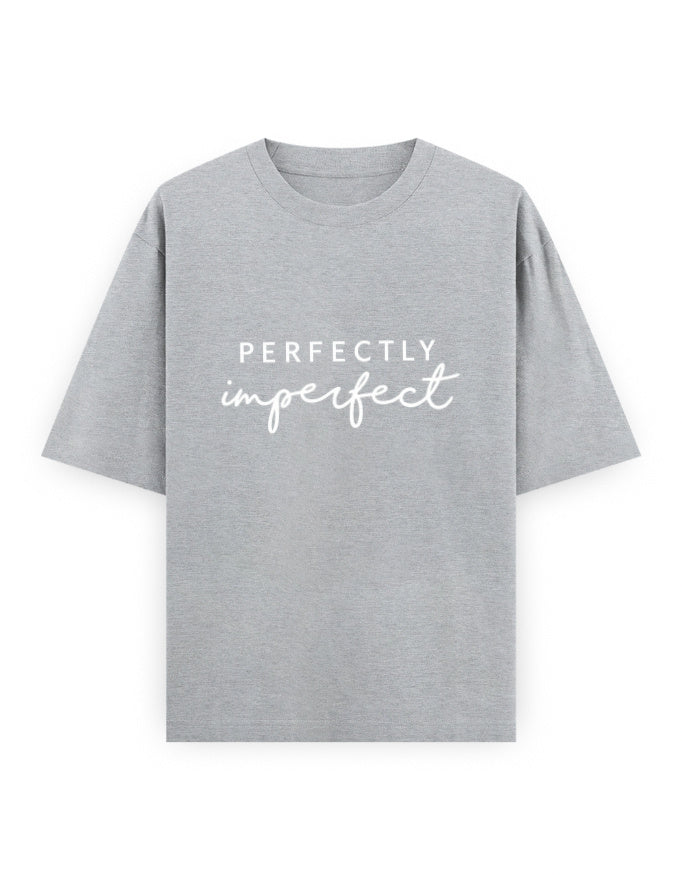 Perfectly Imperfect Oversized T Shirt for Women - Front View | House Of Anit