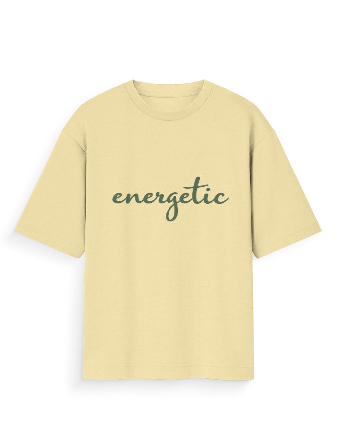 Energetic Oversized T Shirt for Women - Front View | House Of Anit