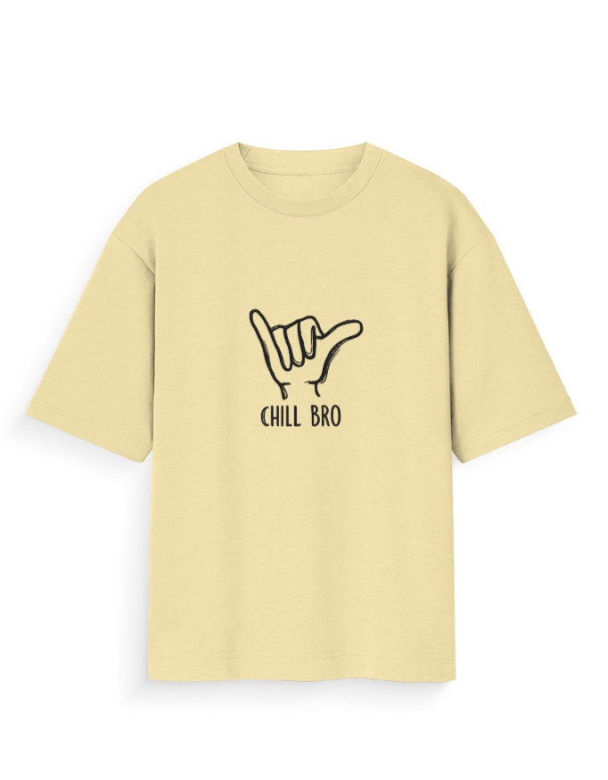 Chill Bro Oversized T Shirt for Women - Front View | House Of Anit