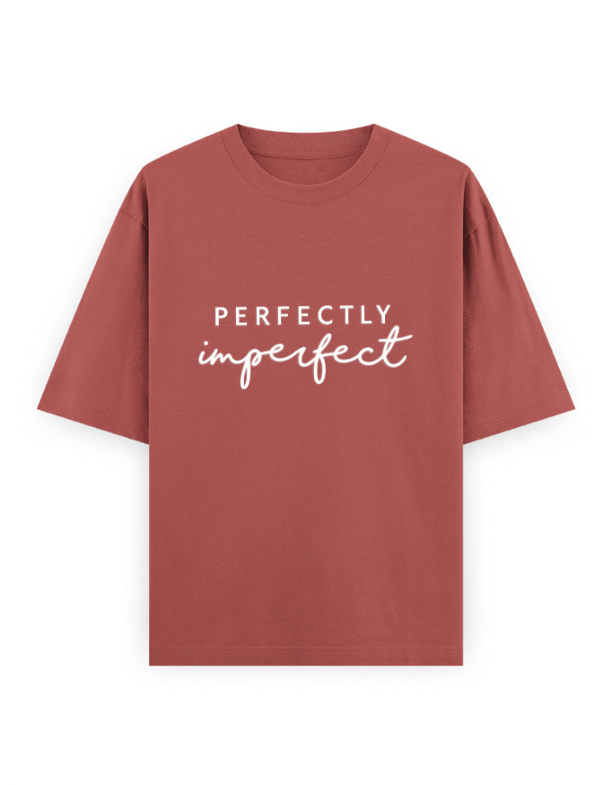 Perfectly Imperfect Oversized T Shirt for Women - Front View | House Of Anit
