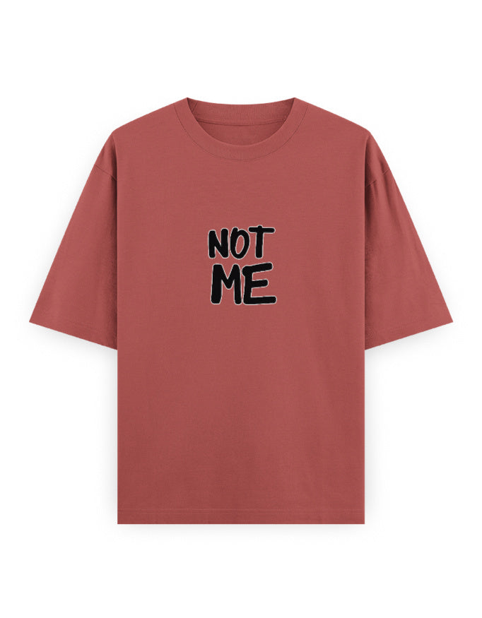 Not Me Oversized T Shirt for Women - Front View | House Of Anit