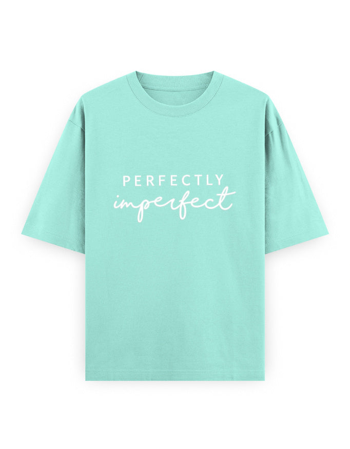 Perfectly Imperfect Oversized T Shirt for Women - Front View | House Of Anit