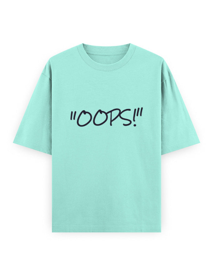 Oops Oversized T Shirt for Women - Front View | House Of Anit