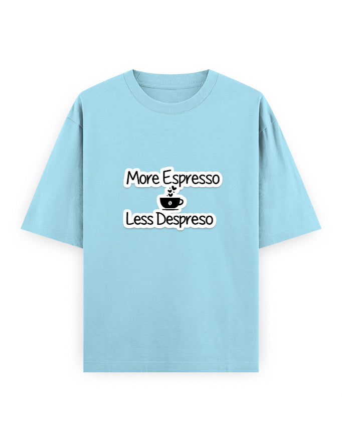 More Espresso Oversized T Shirt for Women - Front View | House Of Anit
