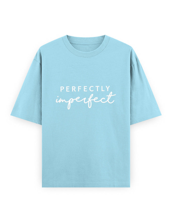 Perfectly Imperfect Oversized T Shirt for Women - Front View | House Of Anit