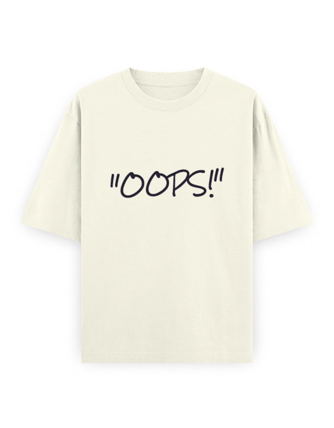 Oops Oversized T Shirt for Women - Front View | House Of Anit