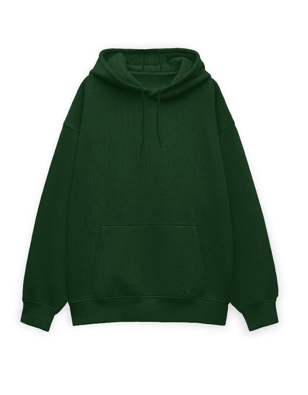 Bottle Green Oversized Hoodie for Women | Streetwear India