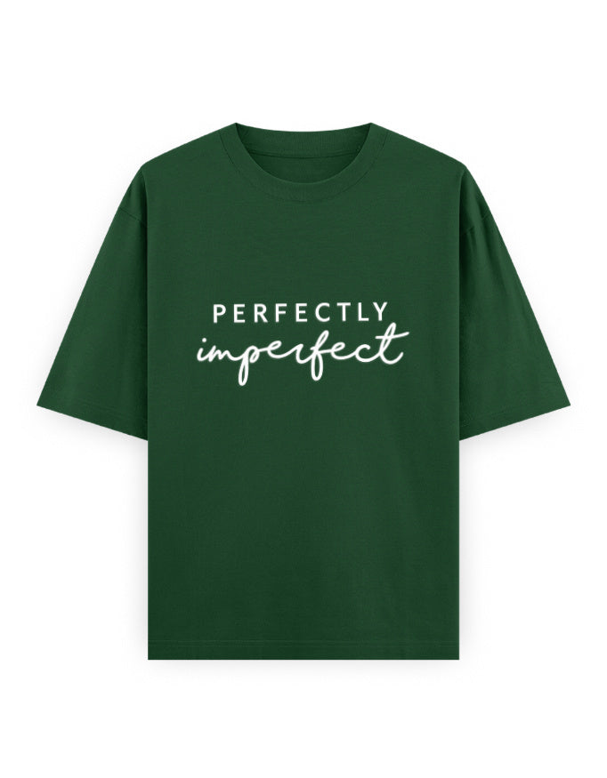Perfectly Imperfect Oversized T Shirt for Women - Front View | House Of Anit