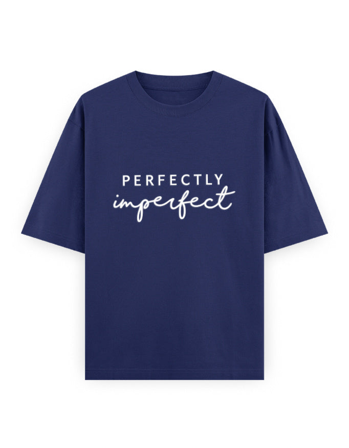 Perfectly Imperfect Oversized T Shirt for Women - Front View | House Of Anit