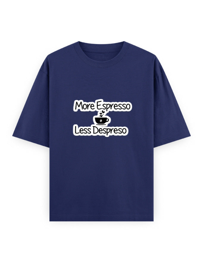 More Espresso Oversized T Shirt for Women - Front View | House Of Anit