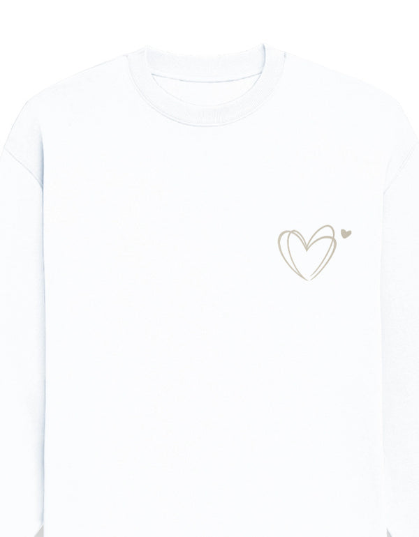 Heart Outline Sweatshirt