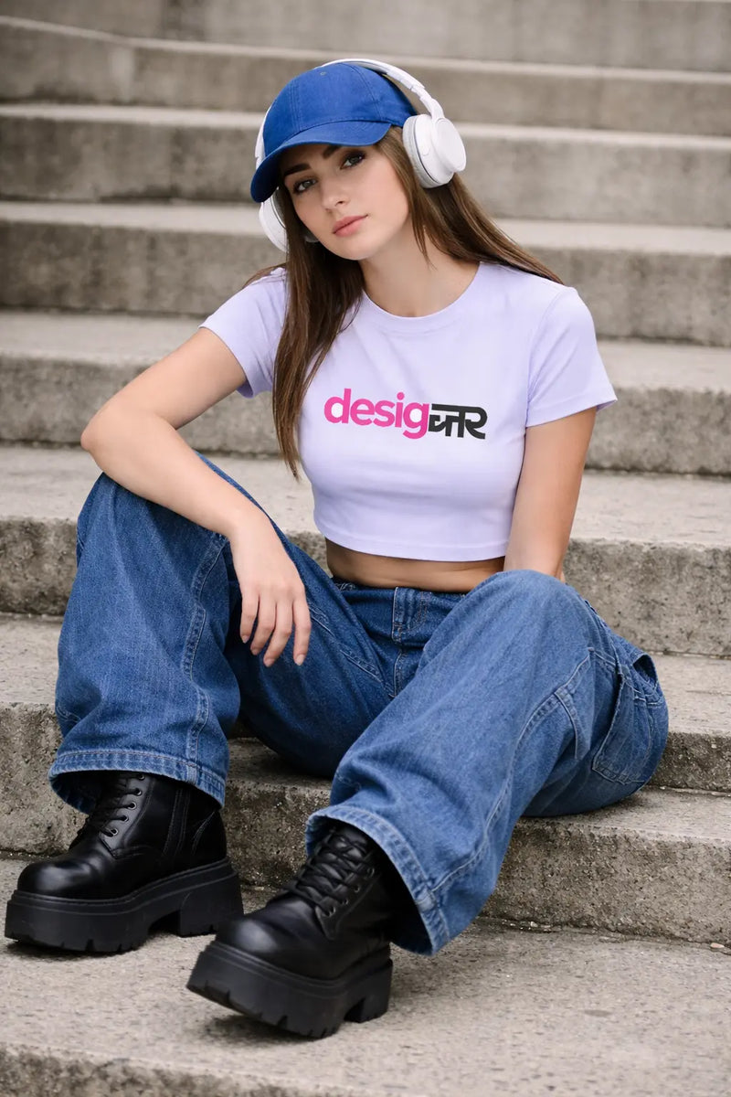 Designer Women Crop Top for Women| Premium T-shirt for Women House Of Anit