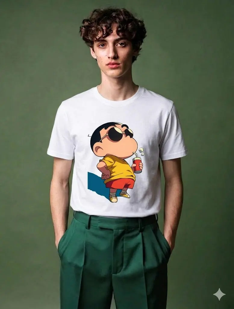 Shin Chan Cool Unisex Anime Graphic T-Shirt | Japanese Cartoon Fan Tee House Of Anit