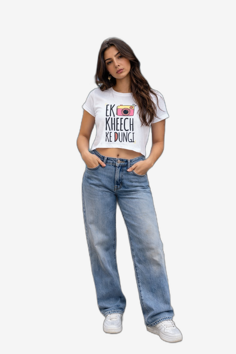 Ek Kheech Ke Dungi | Girls Crop Top for women House Of Anit