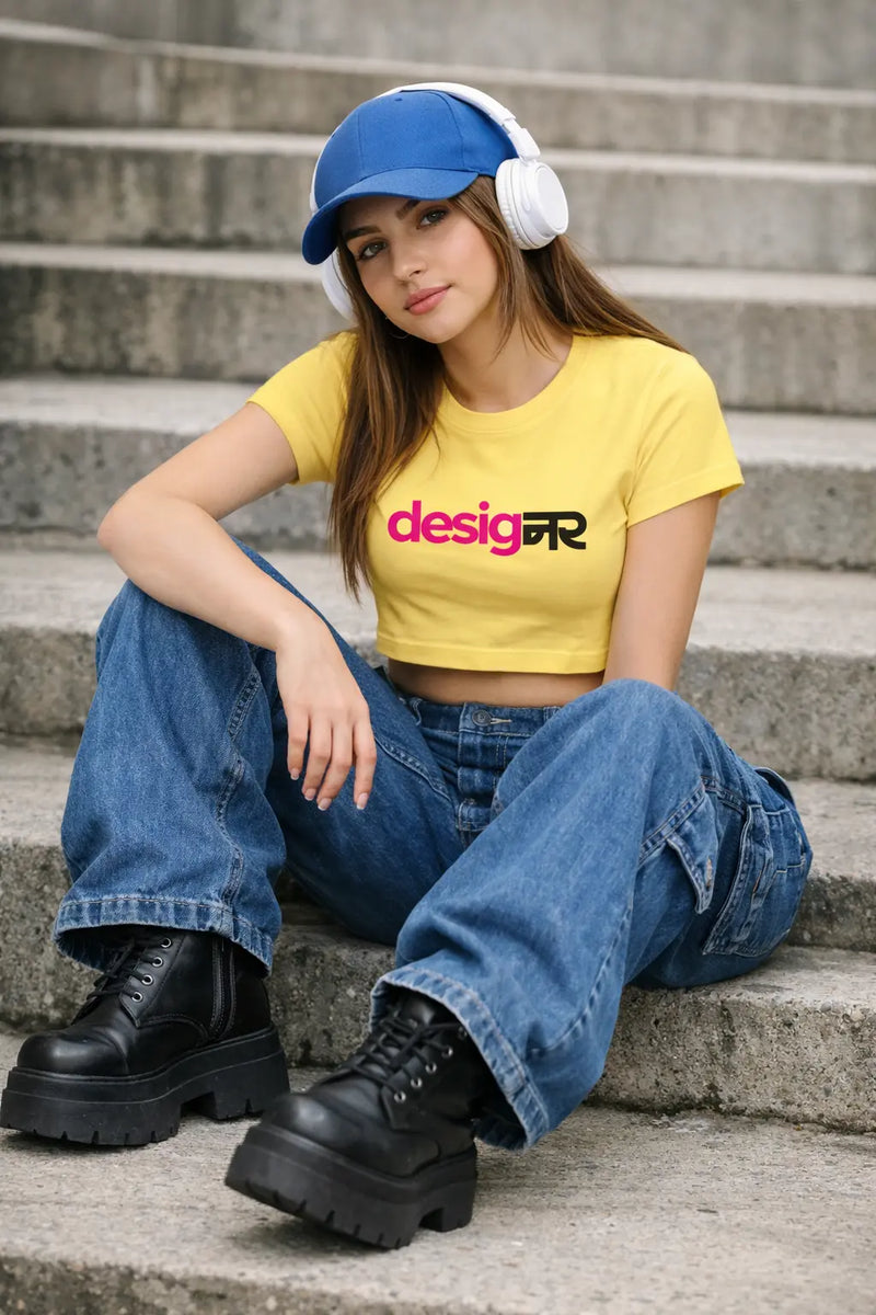 Designer Women Crop Top for Women| Premium T-shirt for Women House Of Anit