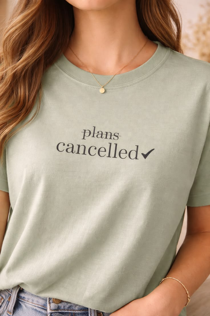 Plans Cancelled Oversized T Shirt for Women - Front View | House Of Anit