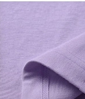 Lavender Oversized T Shirt Men — Solid Baggy Boxy Fit Drop Shoulder Pastel Cotton Tee | House Of Anit